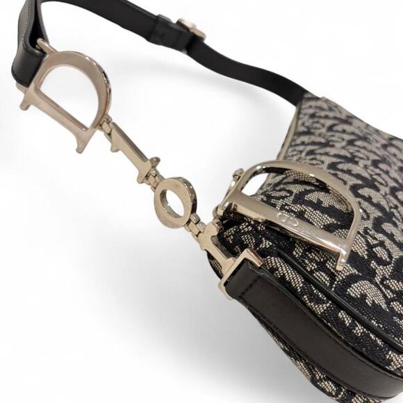 Black Vintage 2006 Dior spellout handbag - Picture 2 of 8